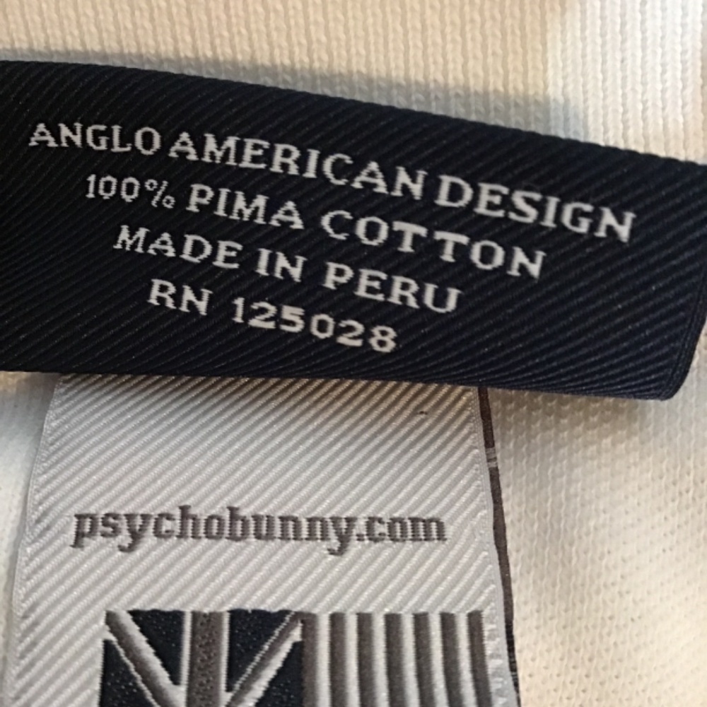 😎#245, Psycho Bunny, NWOT, chest=23, sleeves=7, length=29, see pics, 🔥🔥 - Picture 5 of 6